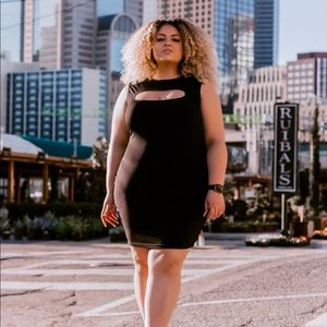 curve girl Dresses - Cut out mini dress curve girl Dresses - Cut out mini dress